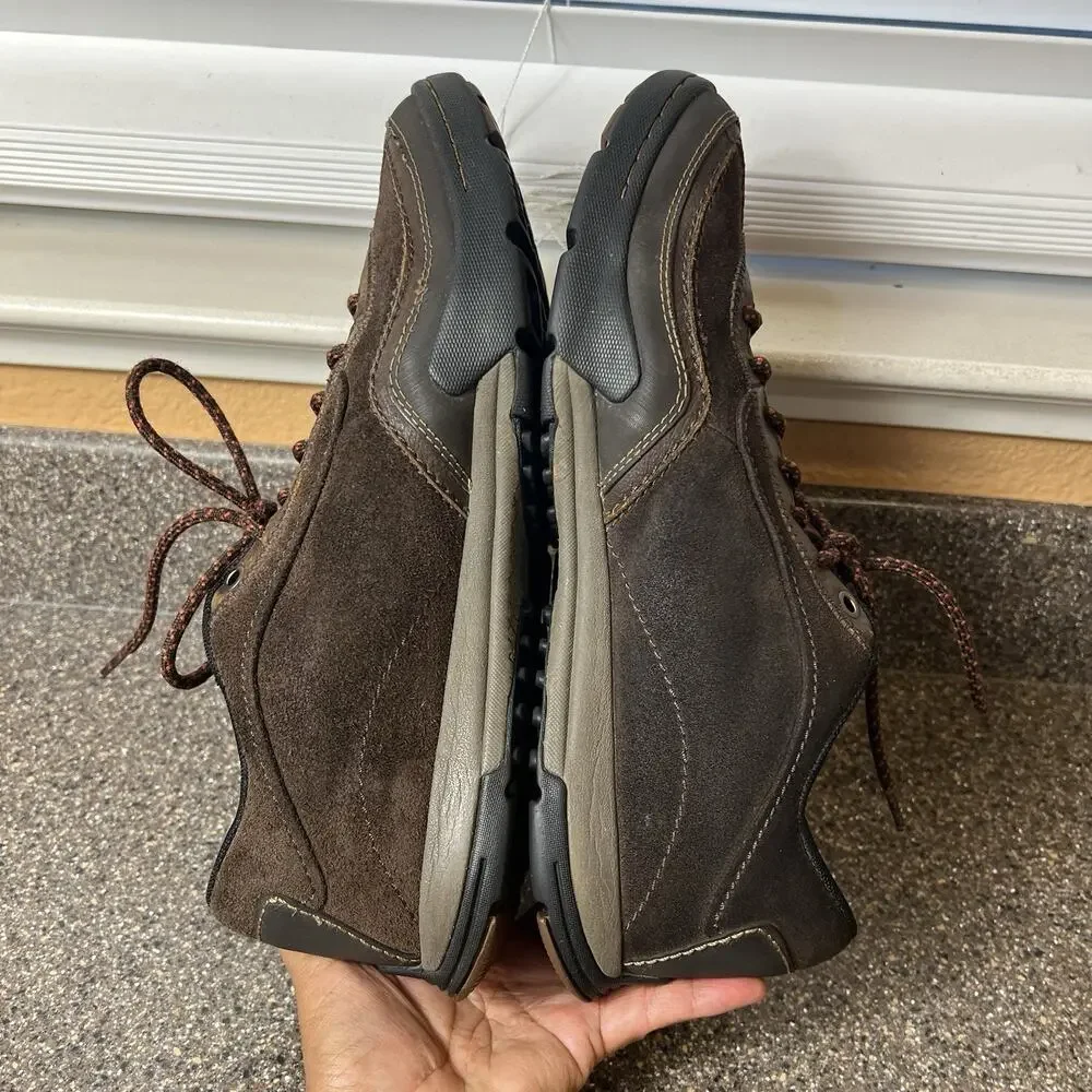 Merrell Air Cushion Mens Sz 11.5 Comfort Casual Lace Up Shoe Brown Suede Leather